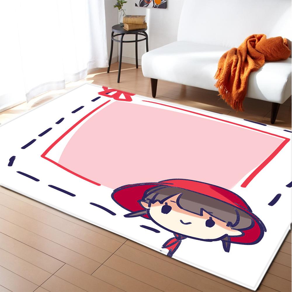 Cute Star Home Door Mat Water Absorbent Non-Slip Floor Mat Bathroom Non-Slip Mat Bedroom Carpet