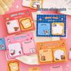 Adorable Cartoon Sticky Notes & Reusable Planner Stickers for Students