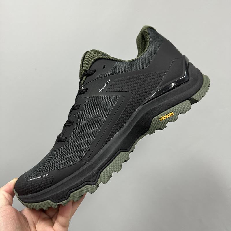 Men's rotating button model, low-top soft sole, comfortable cushioning sports tide shoes, light outdoor non-slip and wear-resistant mountaineering