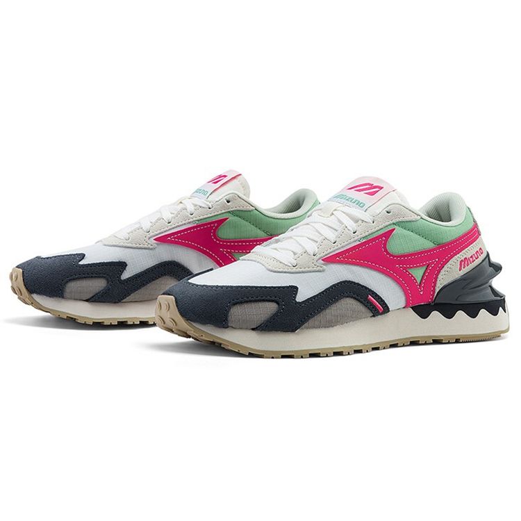 Mizuno LG 70s Low Top Running Shoes Retro Unisex sneaker Gray Blue Red D1GH213004