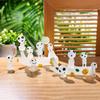 3D Night Light Doll Miniature Christmas Landscape Doll Home Decoration Gift Living Room Halloween Room Decoration Luminous Elf