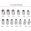 46pcs Set Car Repair Tool 1/4-inch Socket Set Car Repair Tool Ratchet Torque Wrench Combo Tools Kit Auto Repairing Tool Set