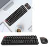 Typewriter Keyboard and Mouse Combo 68 Keys 2.4GHz Stable   Battery Powered Retro Typewriter Keyboard for  