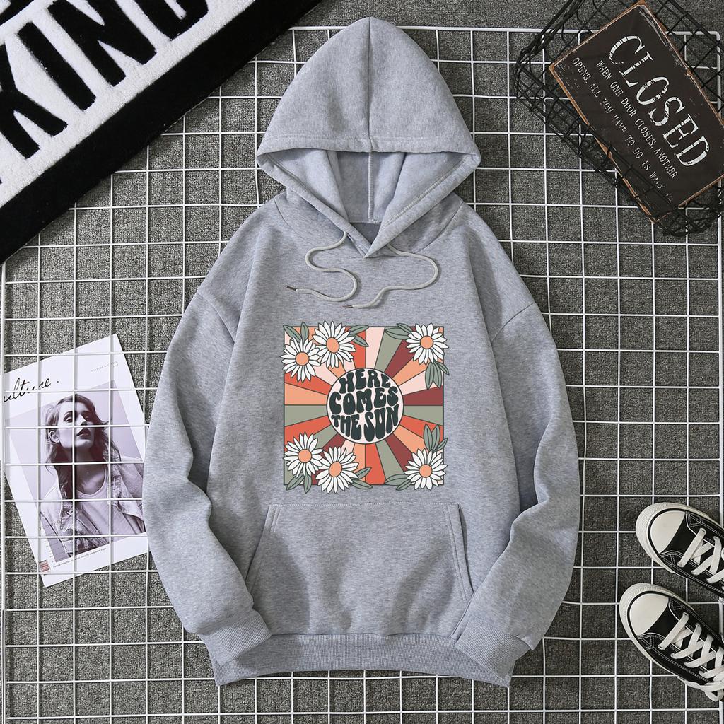 American hooded sweater women's autumn and winter Korean version fashion oversize loose coat women's clothing
