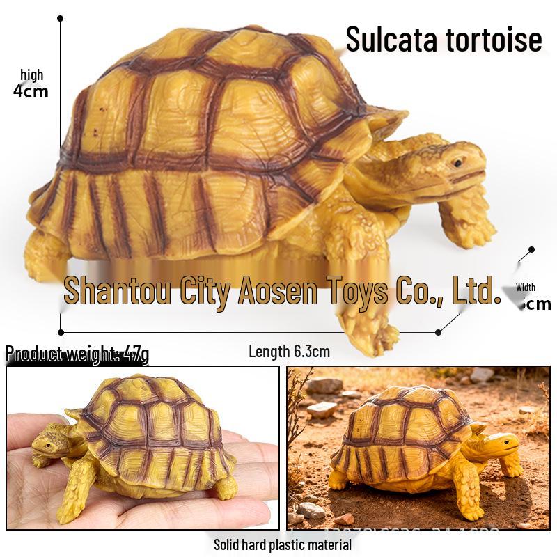 European & Indian Star Tortoise Simulation Toy for Car Decoration