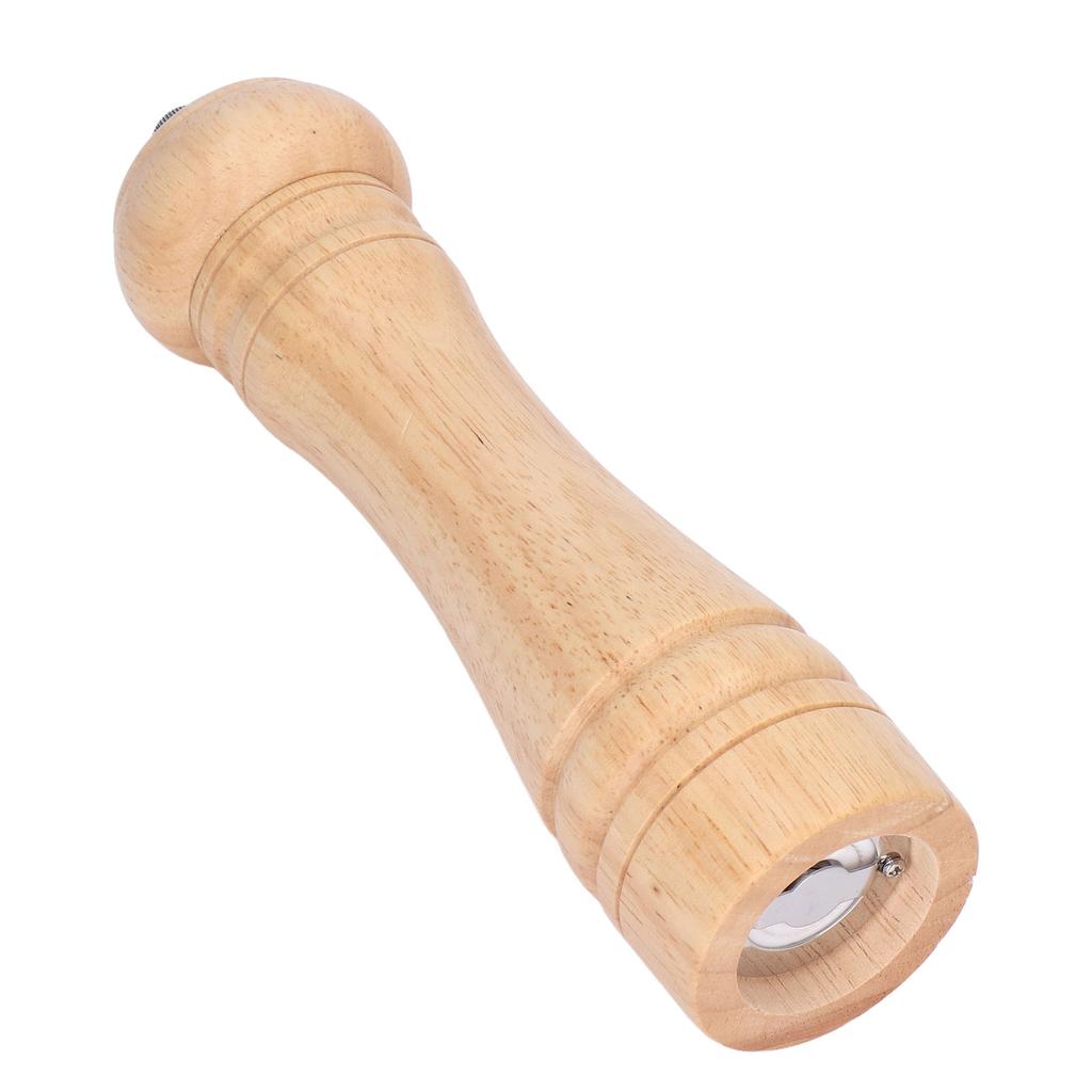 2pcs Wood Salt and Pepper Grinder   Coarseness Wooden Pepper Shaker for Kitchen Seasoning