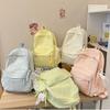 Schoolbag Solid color High value student schoolbag Simple ins Backpack Student versatile commuter backpack Sweet student schoolbag