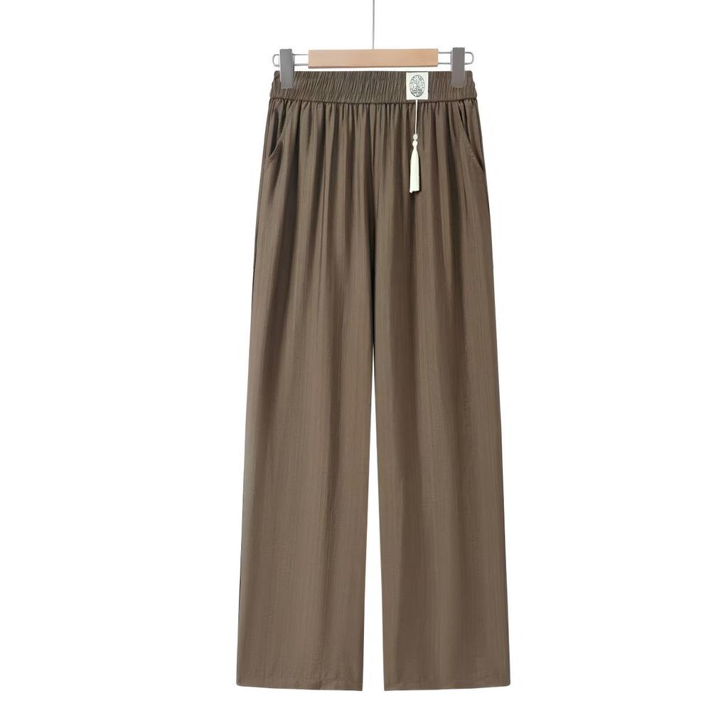Stretchy Waist Plus Size Casual Pants for Older Women - Multiple Colors