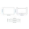 10PCS 5g Clear Rectangle Empty Makeup Palette Refillable, Multi-Use Container for Eyeshadow Blush Brow Soap Gel