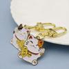 Lucky Cat Keychain Charm for Students - Kaki Kaki Ru Yi Bag Accessory