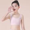 8-16 Years Girls' Cotton Bandeau, Puberty Developmental Camisole with Spaghetti Straps, Training Bra for Primary & Junior High School Students