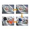 Car Headlight Restoration Kit Brightener Headlamp Scratch Repair Liquid Paste Light Lens Polisher Cleaning Paste Refurbish Tool