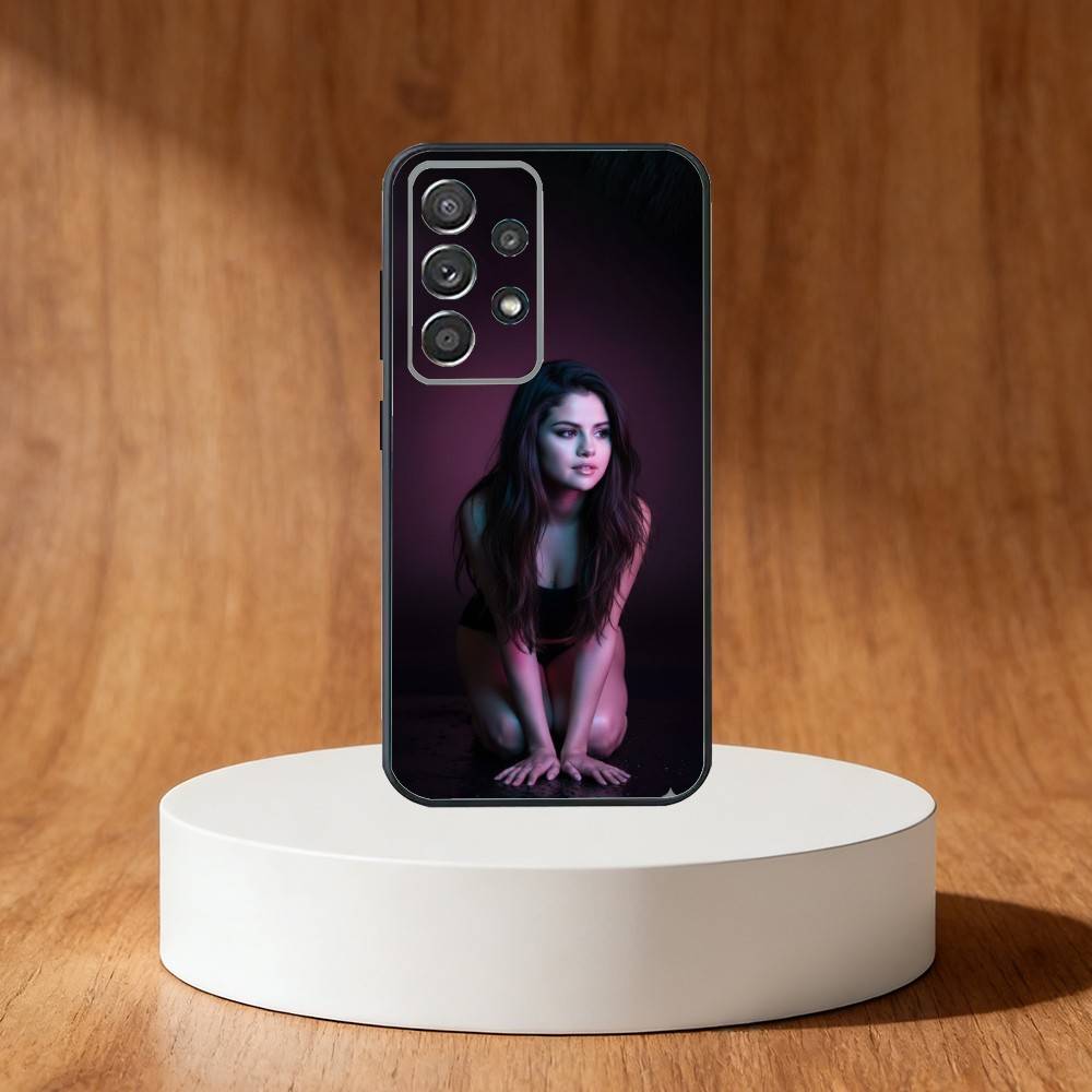 Singer S-Selena Gomez Phone Case For Samsung S25,S24,S21,S22,S23,S30,Ultra,S20,Plus,Fe,Note,10,9,5G Black Cover