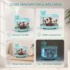 Aromatherapy Essential Oil Humidifier Green Low Noise Humidifier  For Bedroom