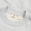 Levis X Lego Letter Embroidered Crew Neck Long Sleeve Sweatshirt Men sweatshirt Gray A5441-0000