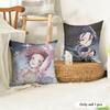 Anime Mmedalist Cushion Cover Organic Linen Square Pillow Case Durable Nonallergenic And Kind To Skin