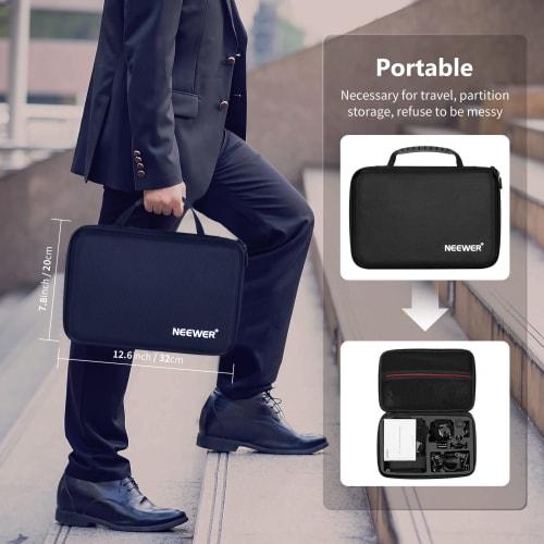 NEEWER 50 in 1 Action Camera Accessories Kit Compatible GoPro Hero 13 12 11 DJI OSMO 4 3 2 Insta360 X4 X3 SJCAM AKASO VicTsing APEMAN Camppark Sports