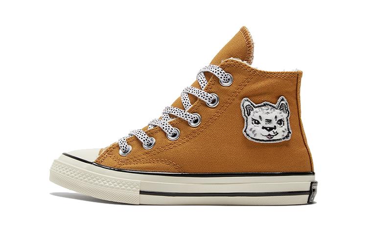 Converse 1970-х Удобные износостойкие Высокие Кеды Детские Возраст 3-7 Лет 372508C 35