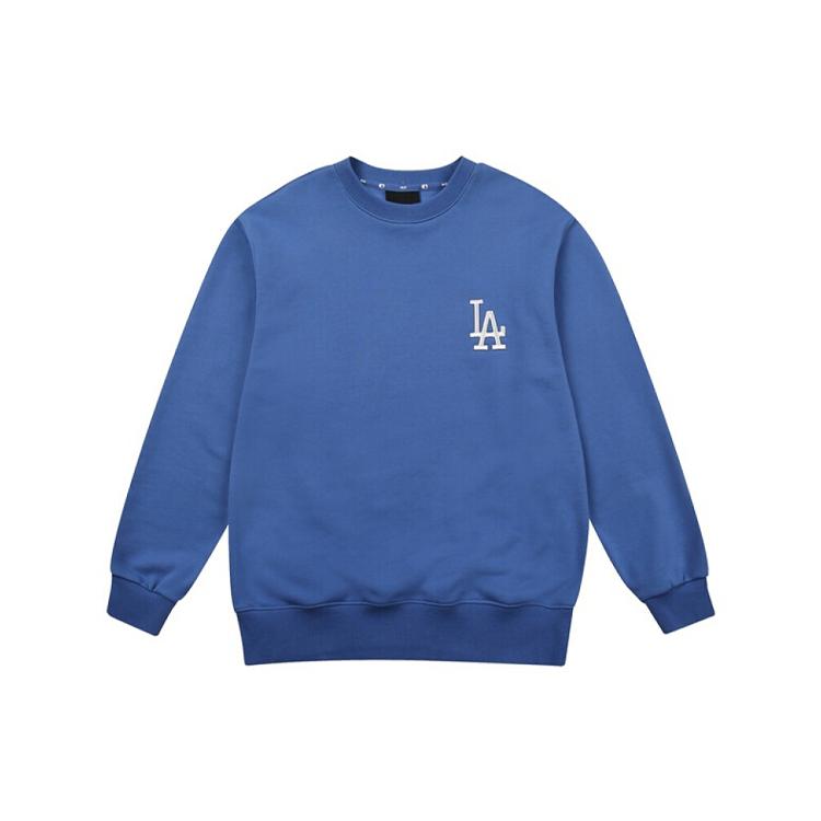 New MLB Old Flower Sweatshirts Unisex Blue 31MTM2111-07U