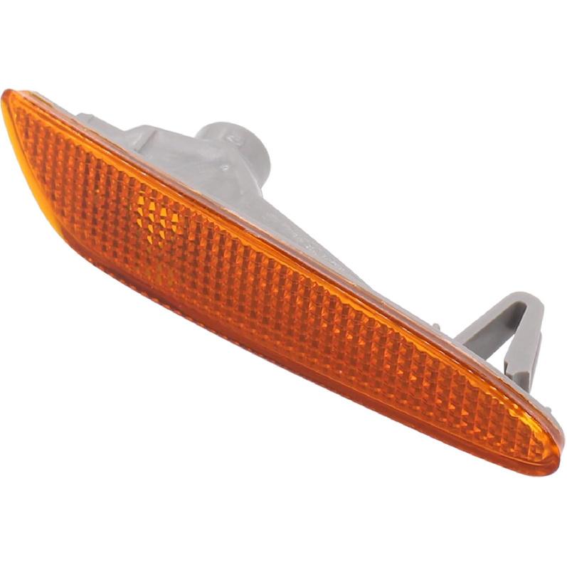 ApplianPar Left and Right Side Marker Light Cover for Mercedes-Benz E-Class W211 2003-2006 Bumper Turn Signal Lamp Cap