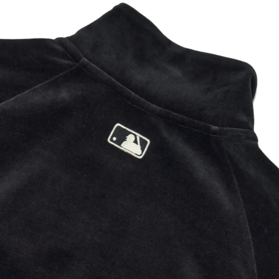 New MLB Velvet Jackets Women's Black 3ATRB0824-50BKS