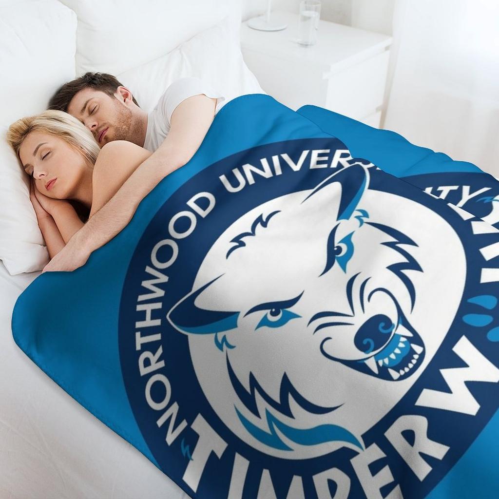 Northwood Timberwolves Throw Blanket Modern Design Soft Blanket for Home Decor
