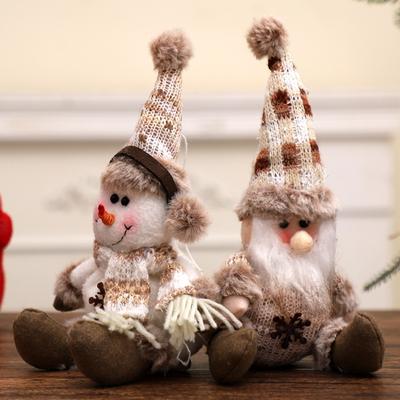 2025 Old Man Snowman Elk Festival Decoration Embellishment Party Supplies Plush Doll New Year's Supplies