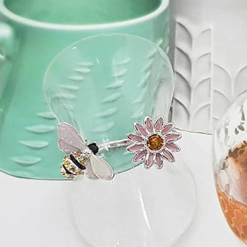 Ollia 925 silver bee ring daily friendship ring silver ring