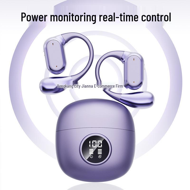 "Huaqiangbei New OWS Bluetooth Bone Conduction In-Earless Sports High-Fidelity Ultra-Long Battery Life Headphones".