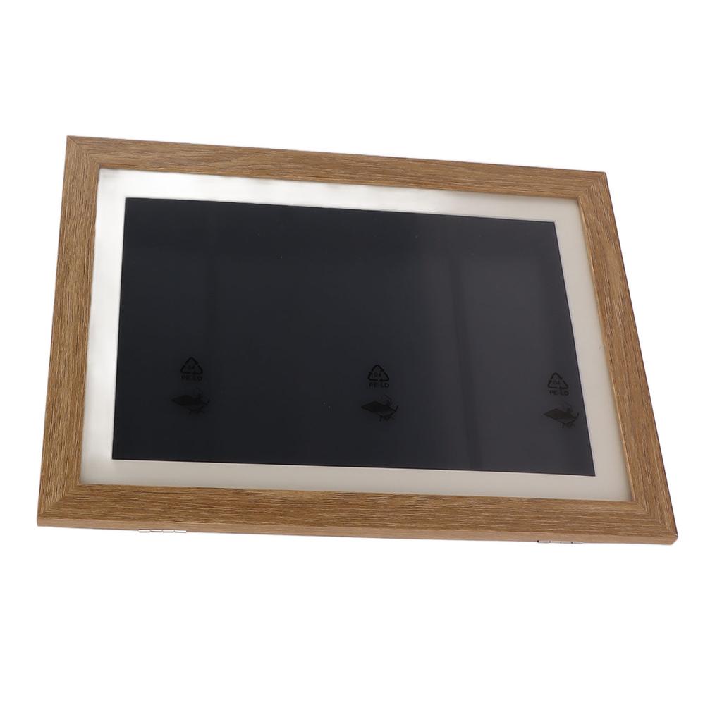 Kids Art Frame Density Board PS Magnetic Front Opening Changeable Artwork Display Frame Holds 50PCS Pictures for Crafts
