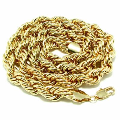 Kore hip hop serisi büküm zincir kolye metal büküm 10mm kalınlığında 90 cm uzun büküm zincir kolye