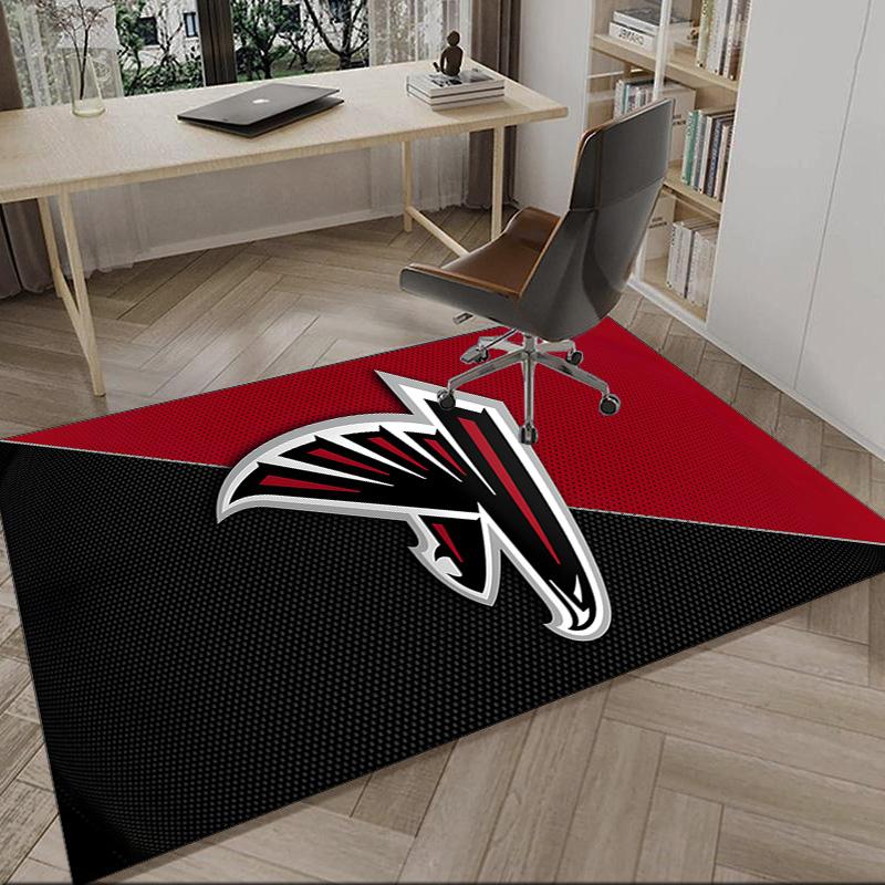 Falcons Logo Carpet, Kitchen Rugs, Yoga Mat, Non-Slip Mats, Rug for Bathroom, Living Room Bedroom, Camping Rugs Christmas Gift