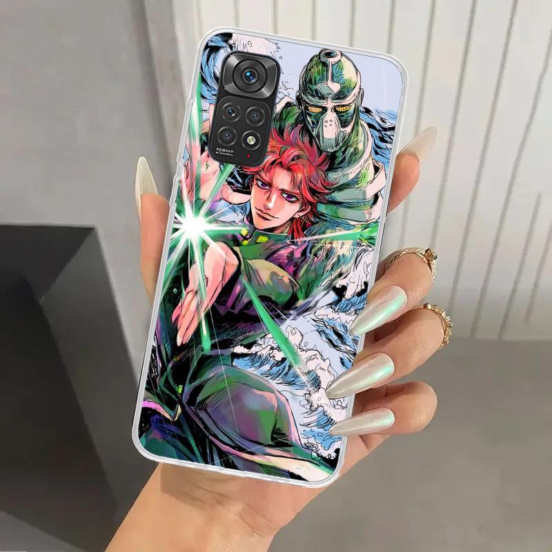 JoJo Bizarre Adventure Phone Case for Xiaomi Redmi Note 15 14 14S 13 12S 12 Pro 11S 11 Plus 11T 11E 10S Soft Funda Print Shell R