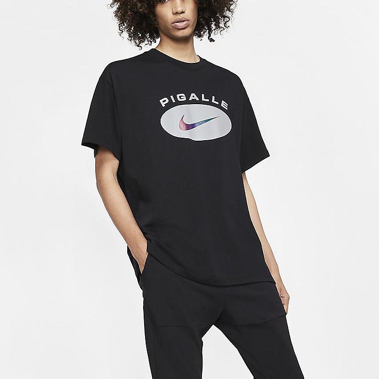 Nike x Pigalle Tee Black/Pure Platinum Men Tops CK2339-010