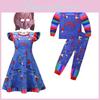 Play Cosplay Childs Costume Dress Pajama Set Halloween Party Home Fashion Wear