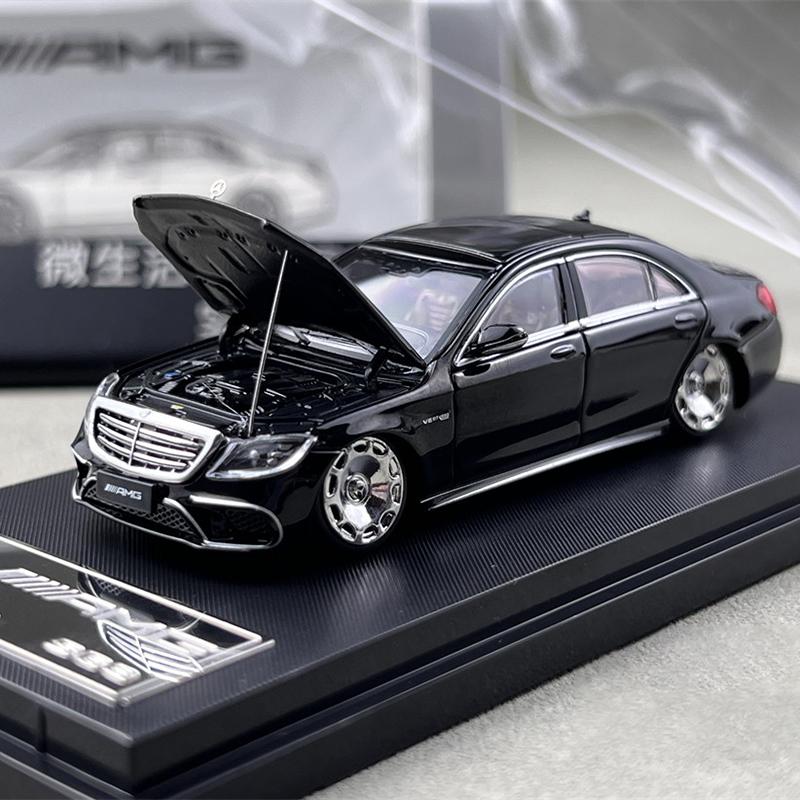 

RM 1/64 S63 W222 Alloy Racing Car Diecasts & Toy Vehicles Car Model Miniature Scale Model Car For Children чёрный