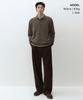 Musinsa Standard [Victoria Wool] Minimal Collared Knit [Brown]