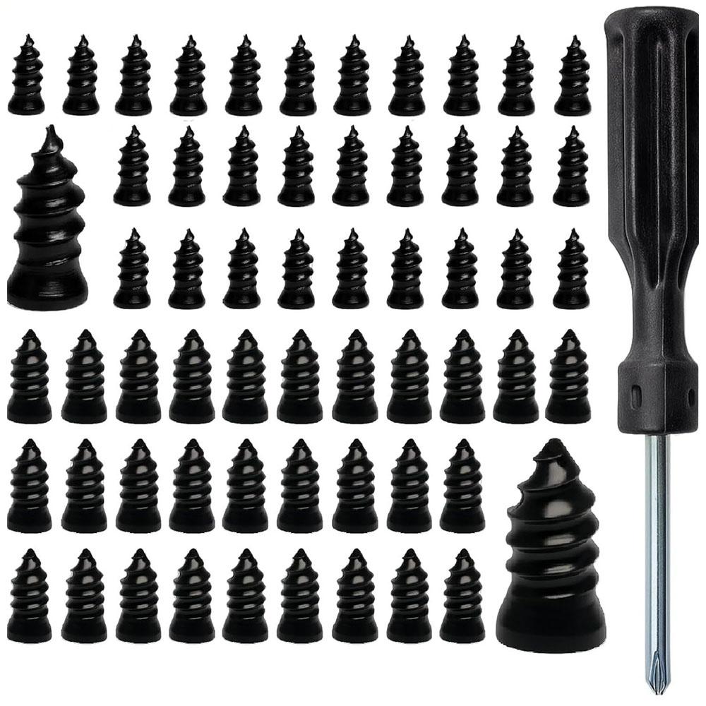 60pcs Self-Service Tire Repair Rubber Nails with screwdriver for Car, Motorcycle, Truck