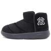 New York Yankees Thermal Slip Resistant Short Snow Boots Women's Black 3AWBBCB46-