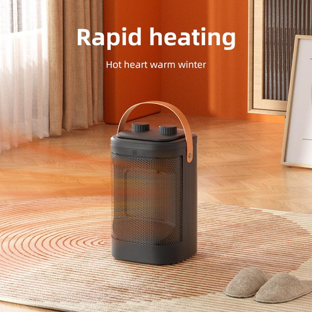 1500W Desktop PTC Heater with Fast Heating 3 Speed Fan Options and 70 Degree Oscillation for Comfortable Warmth