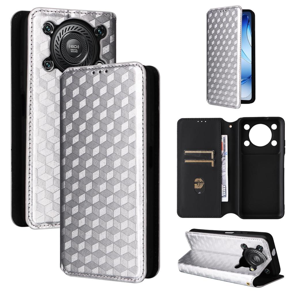 Funda Tipo Libro para Oukitel C60/C60 Pro Cuero PU Protección de Cuerpo Completo Con [Bloqueo RFID] Cubierta Retro Duradera