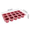 15-dílná silikonová forma na cannelé, formy na dorty, formička na cupcakes a muffiny, nepřilnavá forma na pečení cannelé, forma na pudink, pro kuchyňské doplňky