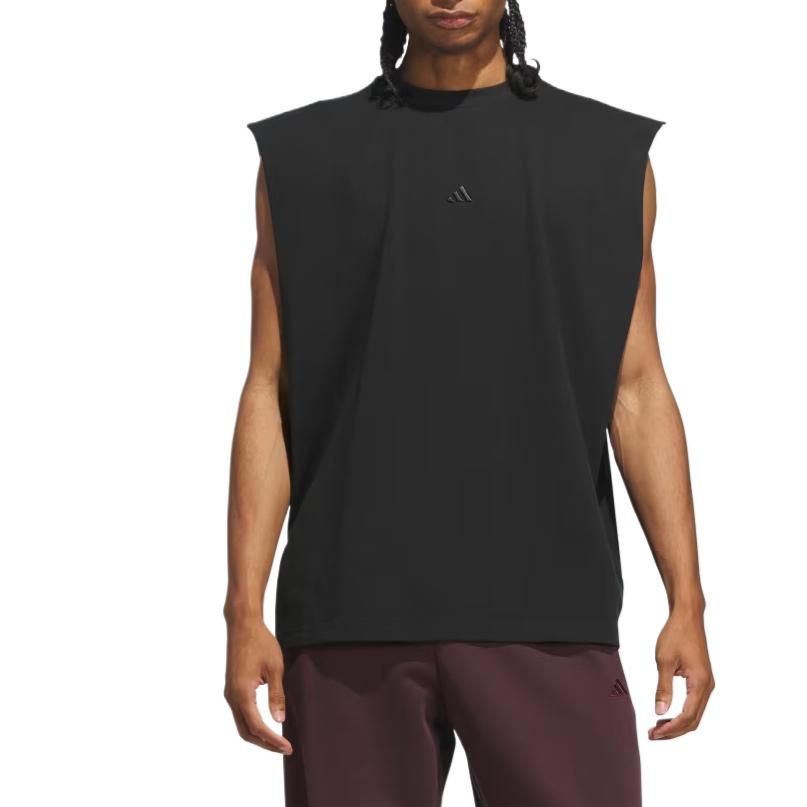 Adidas Solid Color Pullover Simple T-Shirt Unisex Tops KG7287