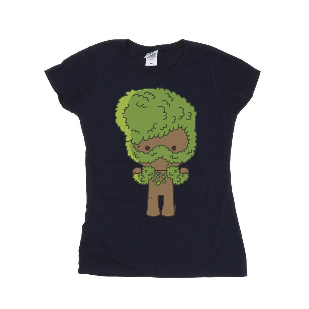 Marvel Womens/Ladies I Am Groot Chibi Flex Cotton T-Shirt