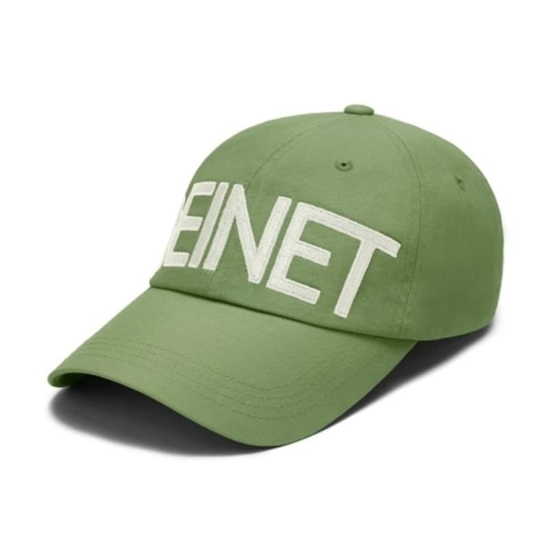 DEINET DEINET BIG LOGO CAP IN GREEN