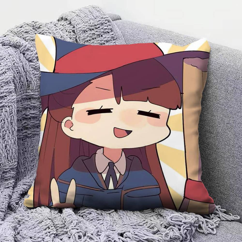 Akko Lotte Sucy Little Witch Academia Anime  Home Sofa Cushion Covers and Aecorative Custom Pillow Covers