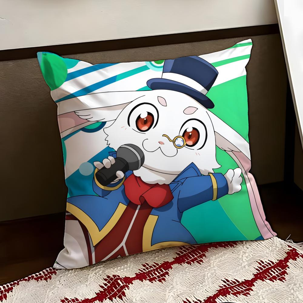 Anime SShangriLa Frontier Cushion Cover Reversible Soft Durable Pillow Cover Home  Car MultiScene Use for Daily Comfort
