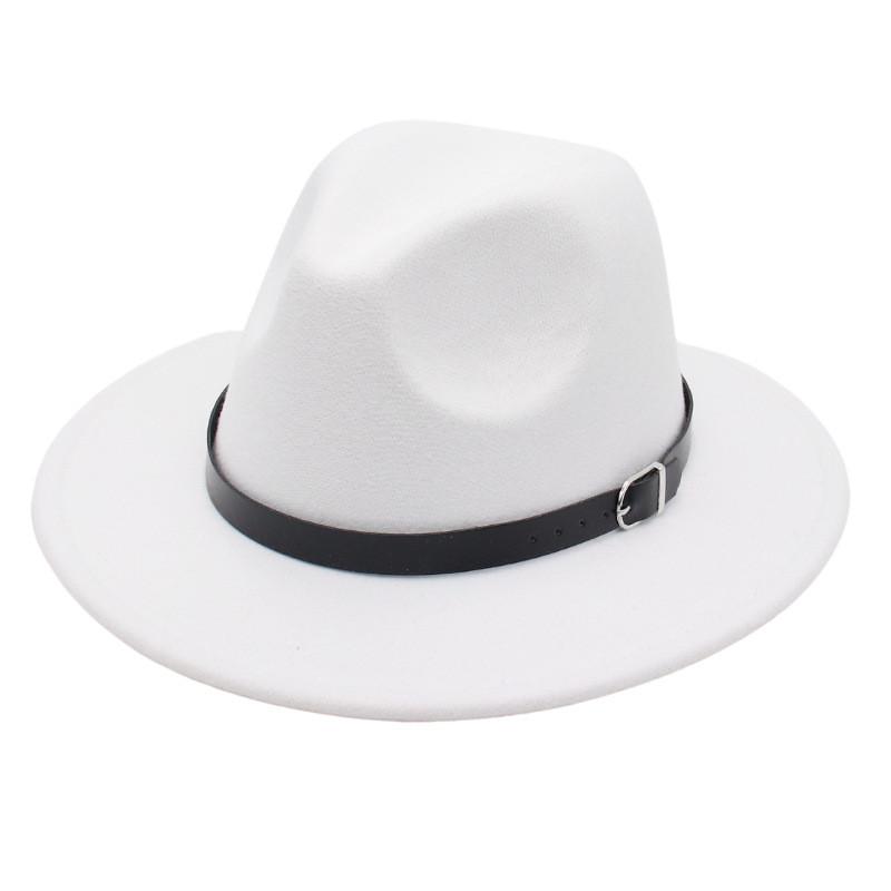 Ethnic Style Vintage Fedora Hat With Wide Brim For Women And Men