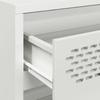 Sideboard White 68 x 39 x 58.5 cm Cold Rolled Steel