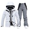 Men's and Women's Winter Ski Suit: Snowboard Jacket and Pants Set, Warm and Thickened for Outdoor Snow Sports.